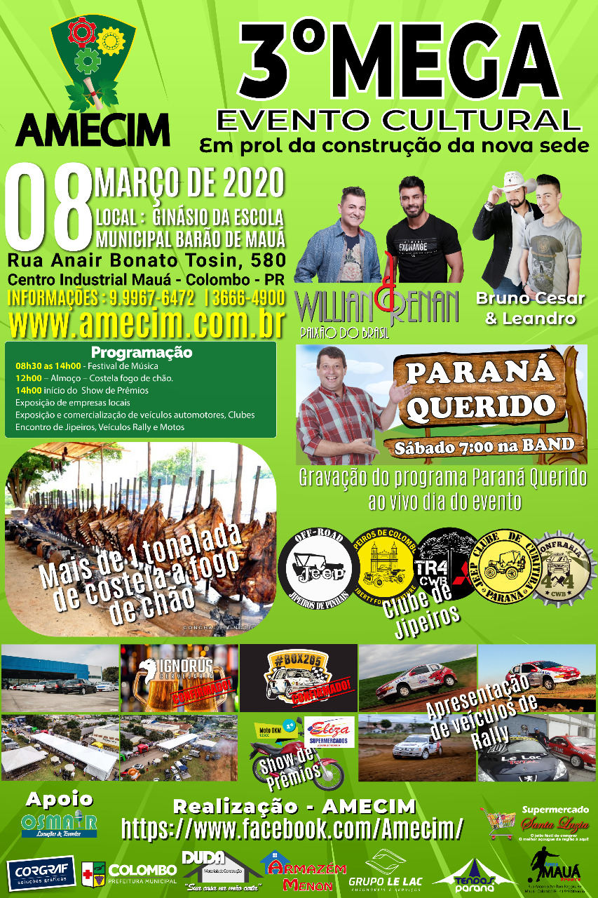 3º Mega Evento Cultural 