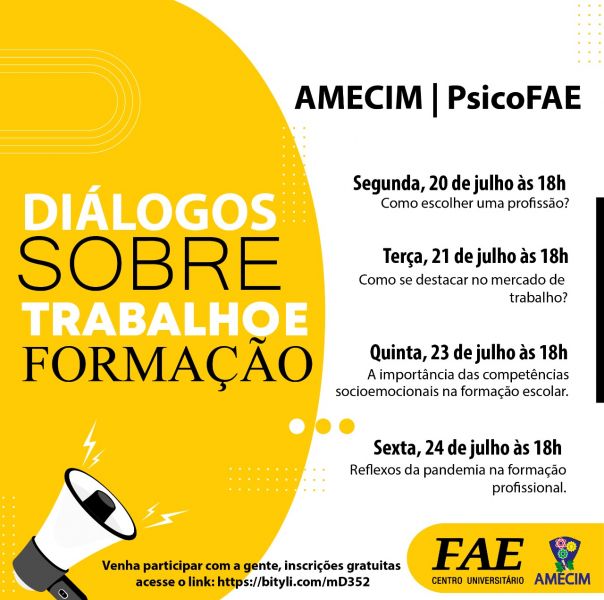 DIÁLOGOS SOB TRABALHOS E FORMAÇÃO
