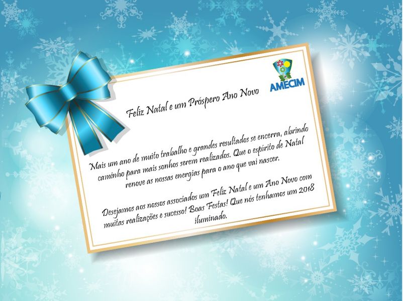 FELIZ NATAL E PROSPERIDADE EM 2018.